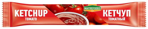Кетчуп томатный, "Maitrefoods", (стикпакет), 10г